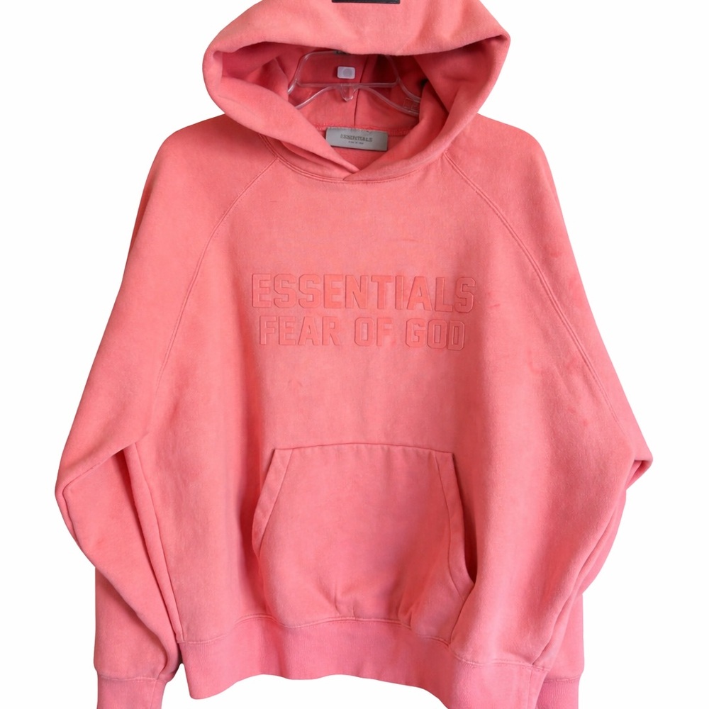 Essentials Fear of God Coral Hoodie